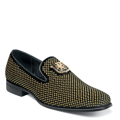 Stacy Adams Men's Swagger Studded Ornament Slip-on Driving Style Loafer