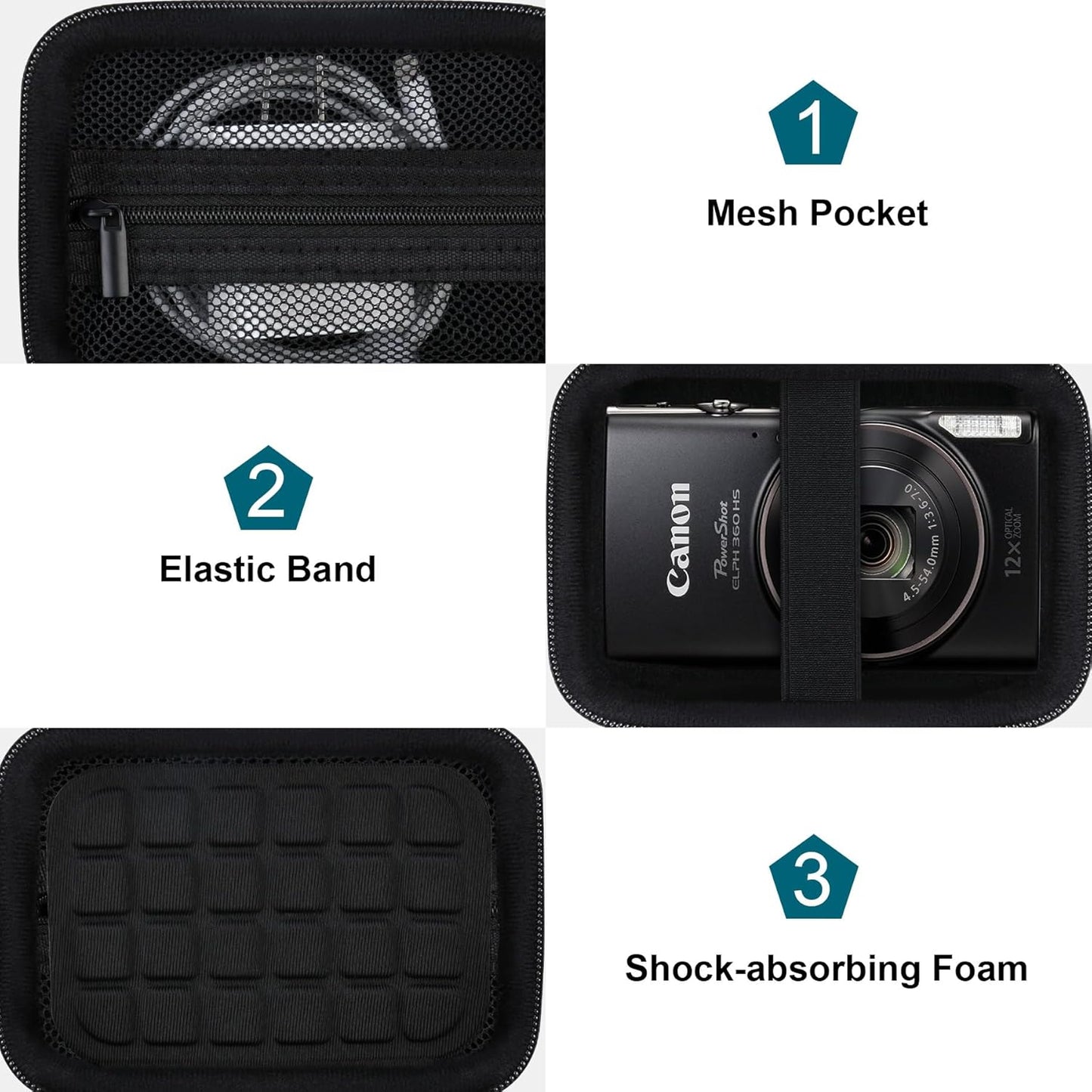 Protect Your Canon PowerShot ELPH 360 HS with a Durable Carrying Case