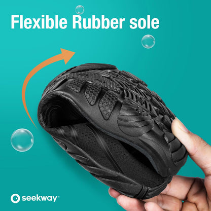 SEEKWAY Wasserschuhe Herren Damen Erwachsene Quick-Dry Badeschuhe Barfußschuhe für Strand Schwimmen Fluss Pool See Wandern Kajak Surfen