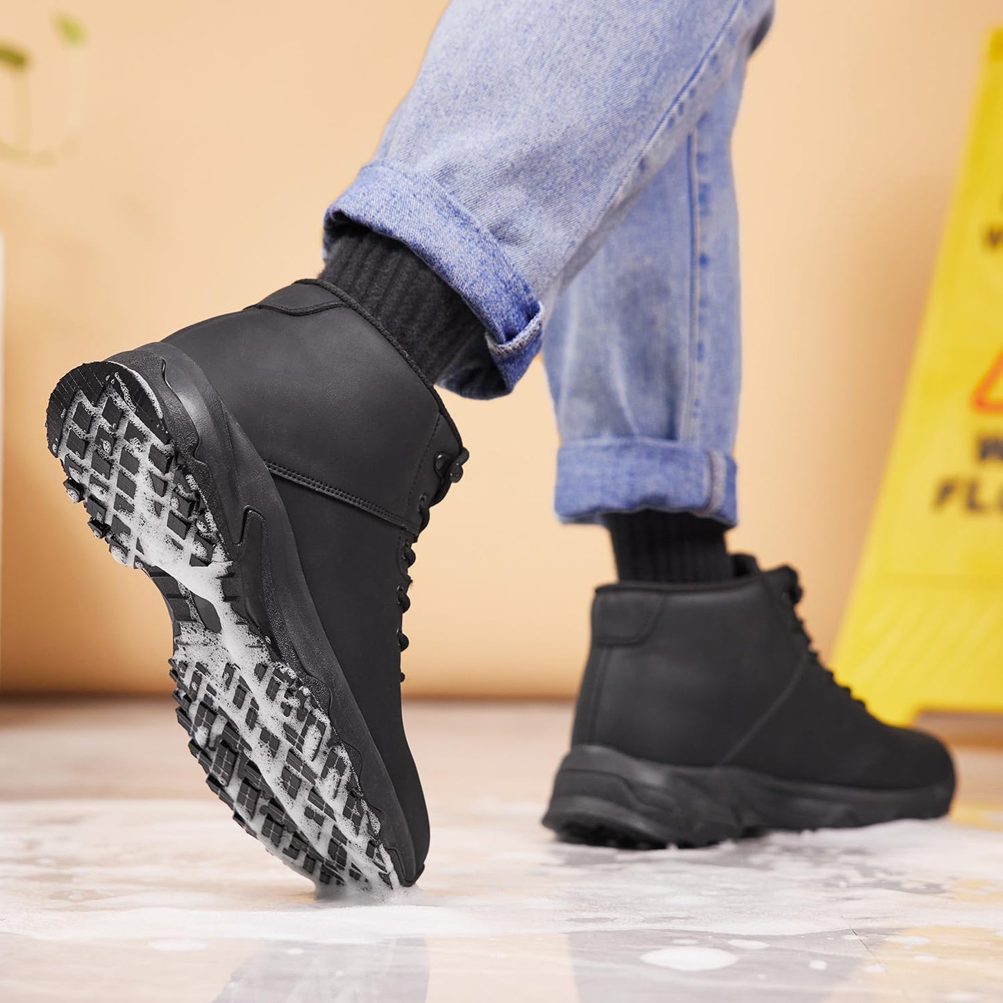 SHULOOK Non Slip Work Boots for Men: A Game-Changer for Kitchen and Outdoor Work