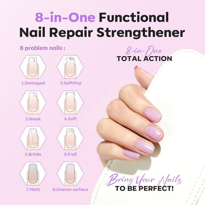 Modelones Nagelprimer, 2PCS Professioneller Naturnagel Prep Dehydrate & Bond Primer, Überlegene Haftung für Gel-Nagellack 15ml