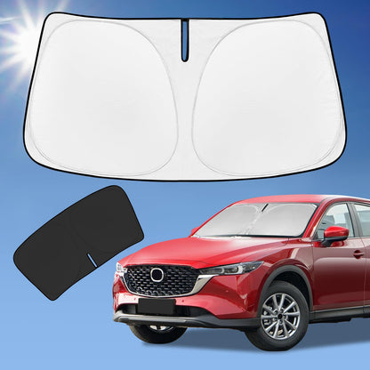 for Toyota Tacoma 2016-2023 2024 2025 2026 Sun Shade Sunshade Windshield Cover - 4 Layers Front Window Shade Custom Fit Tacoma 2Dr 4Dr Pickup Sun Visor 240T Shade Blocks UV Rays Car Accessories