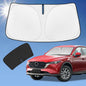 for Toyota Tacoma 2016-2023 2024 2025 2026 Sun Shade Sunshade Windshield Cover - 4 Layers Front Window Shade Custom Fit Tacoma 2Dr 4Dr Pickup Sun Visor 240T Shade Blocks UV Rays Car Accessories