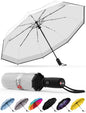 Repel Windproof Travel Umbrella - Compact & Withstands Winds up to 100MPH , Strongest Premium Auto Folding Umbrella for Rain and Sun - Durable, Light & Portable for Women & Men , Fits Backpack & Cars