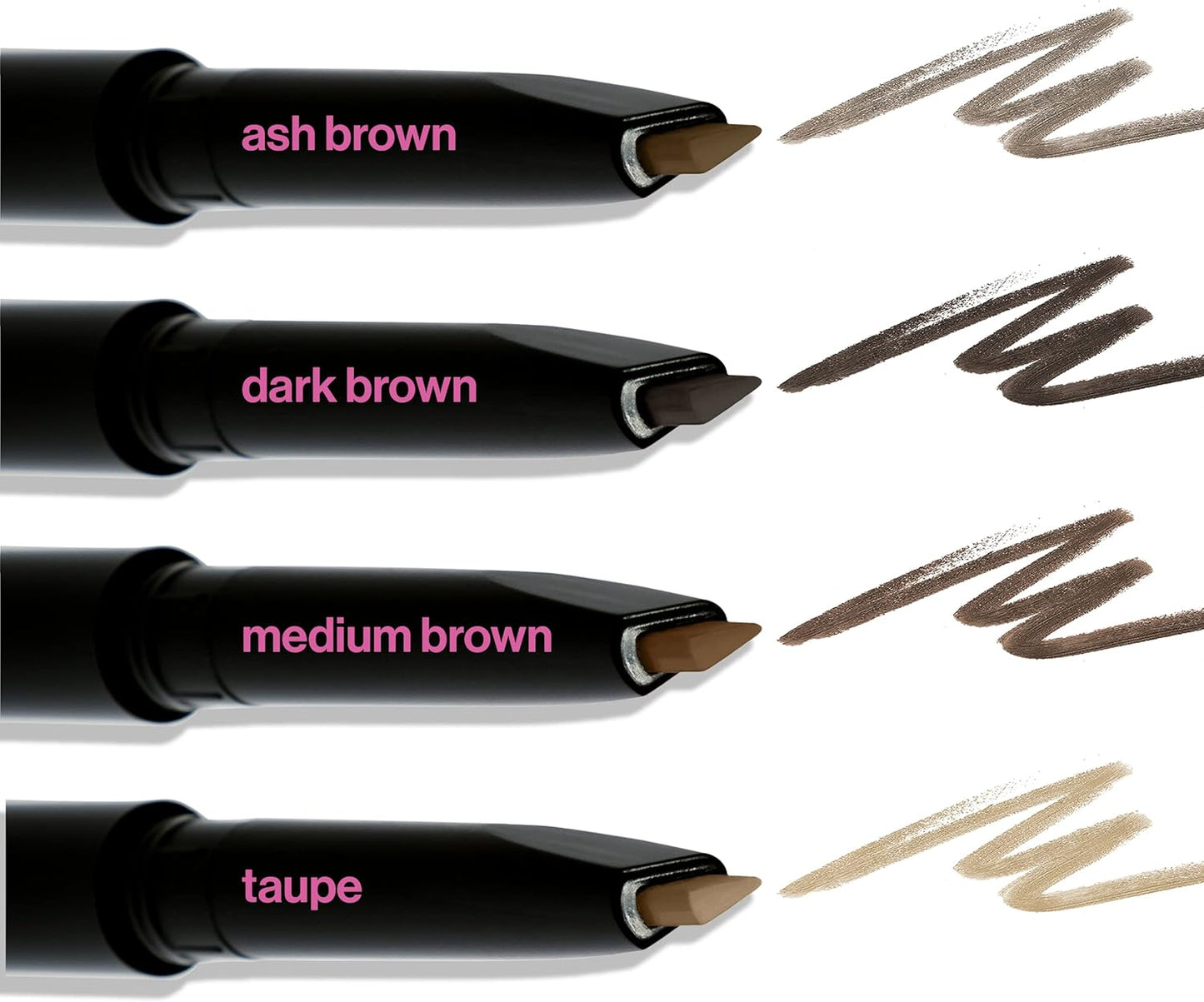 wet n wild Ultimate Eyebrow Retractable Definer Pencil, doppelseitig, feine Spitze, formt, definiert, füllt Augenbrauen aus - Dark Brown