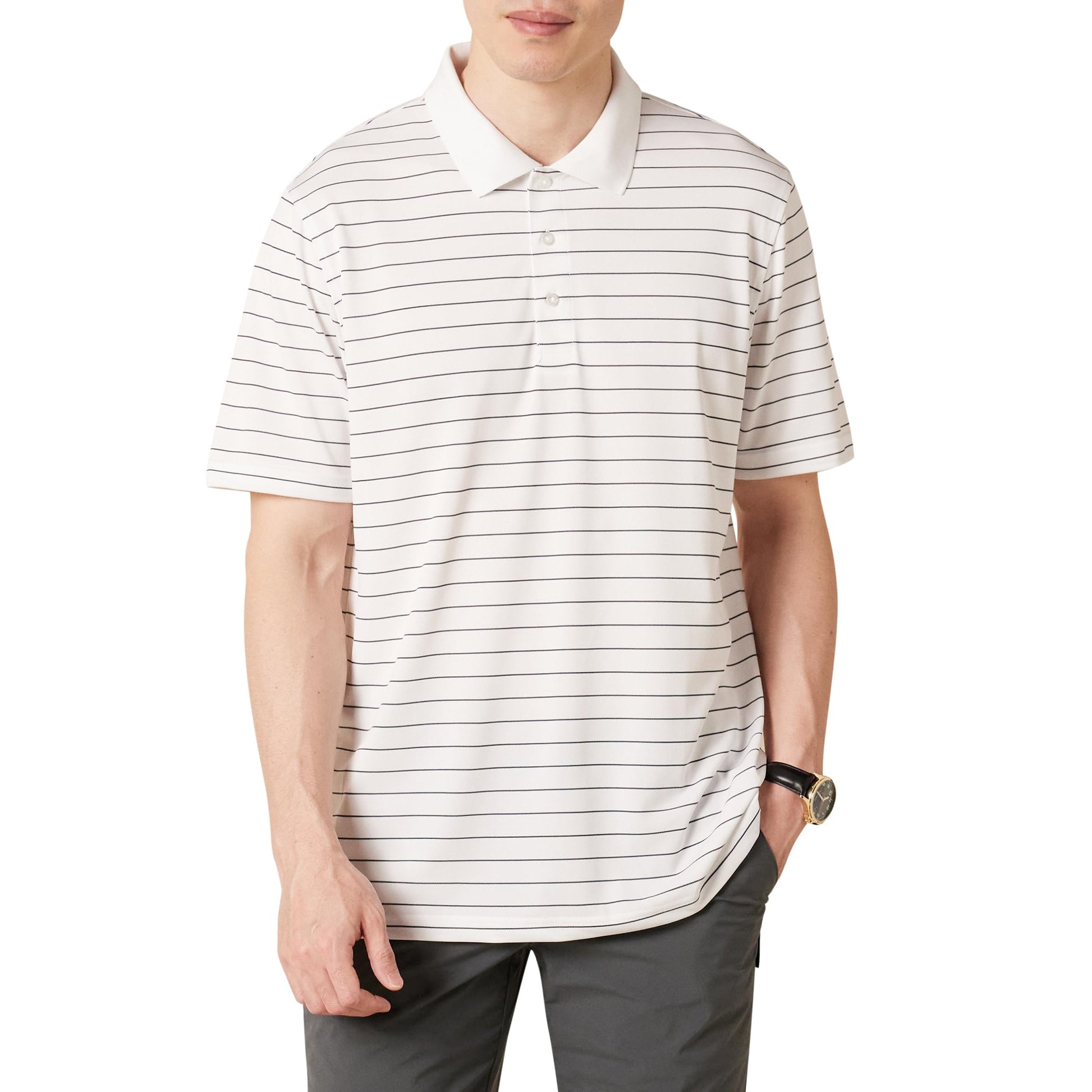 Amazon Essentials Mens Regular-Fit Quick-Dry Golf Polo Shirt (Available in Big & Tall)