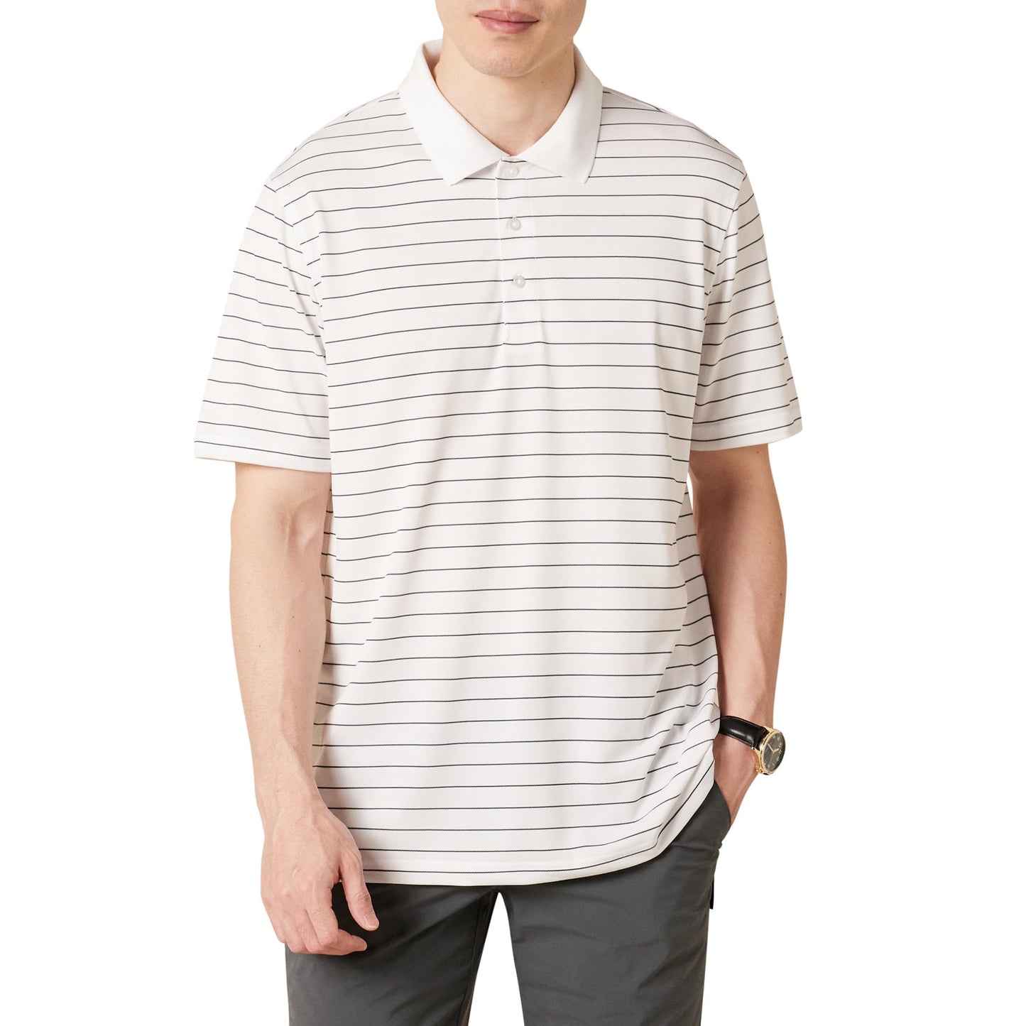 Amazon Essentials Mens Regular-Fit Quick-Dry Golf Polo Shirt (Available in Big & Tall)