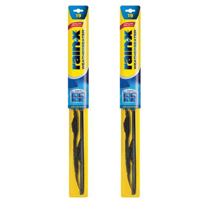 Rain-X 820149 WeatherBeater Wiper Blades, 22" Windshield Wipers (Pack of 2), Automotive Replacement Windshield Wiper Blades That Meet Or Exceed OEM Quality And Durability