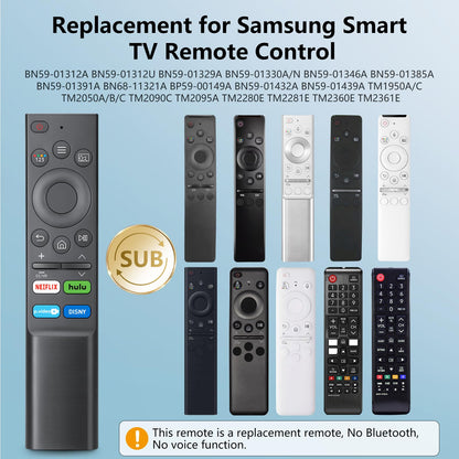 【Pack of 2】 Universal for Samsung-Smart-TV-Remote-Control Replacement for 2016-2026 All Samsung TVs