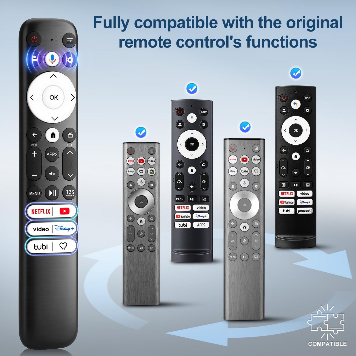 【Pack of 2】 Universal for Samsung-Smart-TV-Remote-Control Replacement for 2016-2026 All Samsung TVs