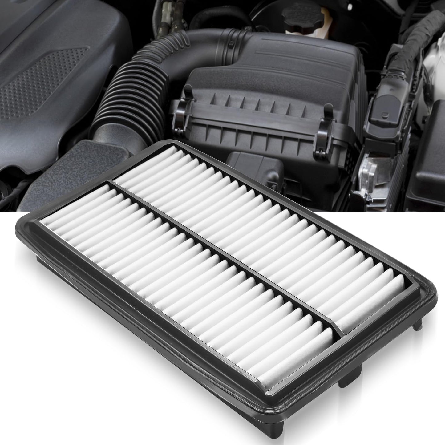 CA10262 Engine Air Filter Fit Ford Expedition/F150/F250/F350 (2007-2021) & Lincoln Navigator Replaces FA1883, 7C3Z9601A, A35642