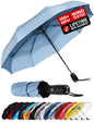 Repel Windproof Travel Umbrella - Compact & Withstands Winds up to 100MPH , Strongest Premium Auto Folding Umbrella for Rain and Sun - Durable, Light & Portable for Women & Men , Fits Backpack & Cars