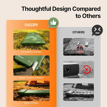 OGERY Self-Inflating Sleeping Pad Review: A Game-Changer for Camping Comfort