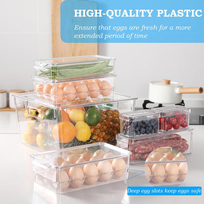 Pure Future 10-teiliges Set (5er-Pack, 1 l) Borosilikatglas-Lebensmittelbehälter mit verbesserten abnehmbaren Verschlussdeckeln – auslaufsichere Essenszubereitungs-Lunchboxen, ofen-/mikrowellengeeignet