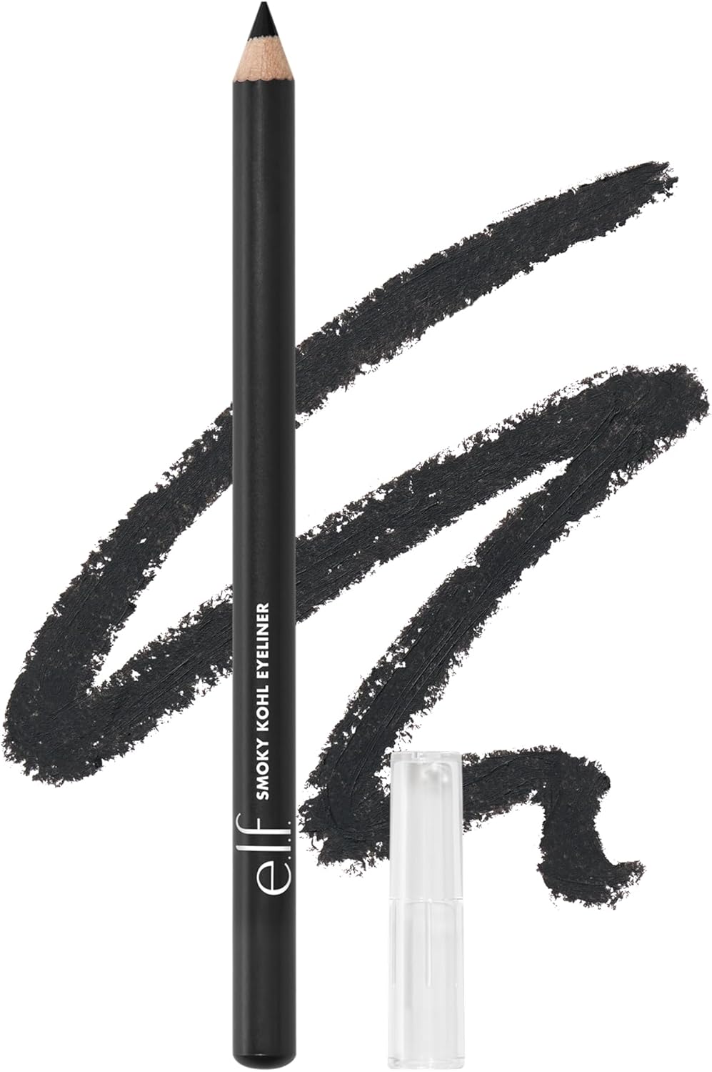 e.l.f. Smoky Kohl Eyeliner, Eye Pencil For Creating Long-Lasting, Bold, High-Pigmented Makeup Looks, Vegan & Cruelty-Free, Black Velvet