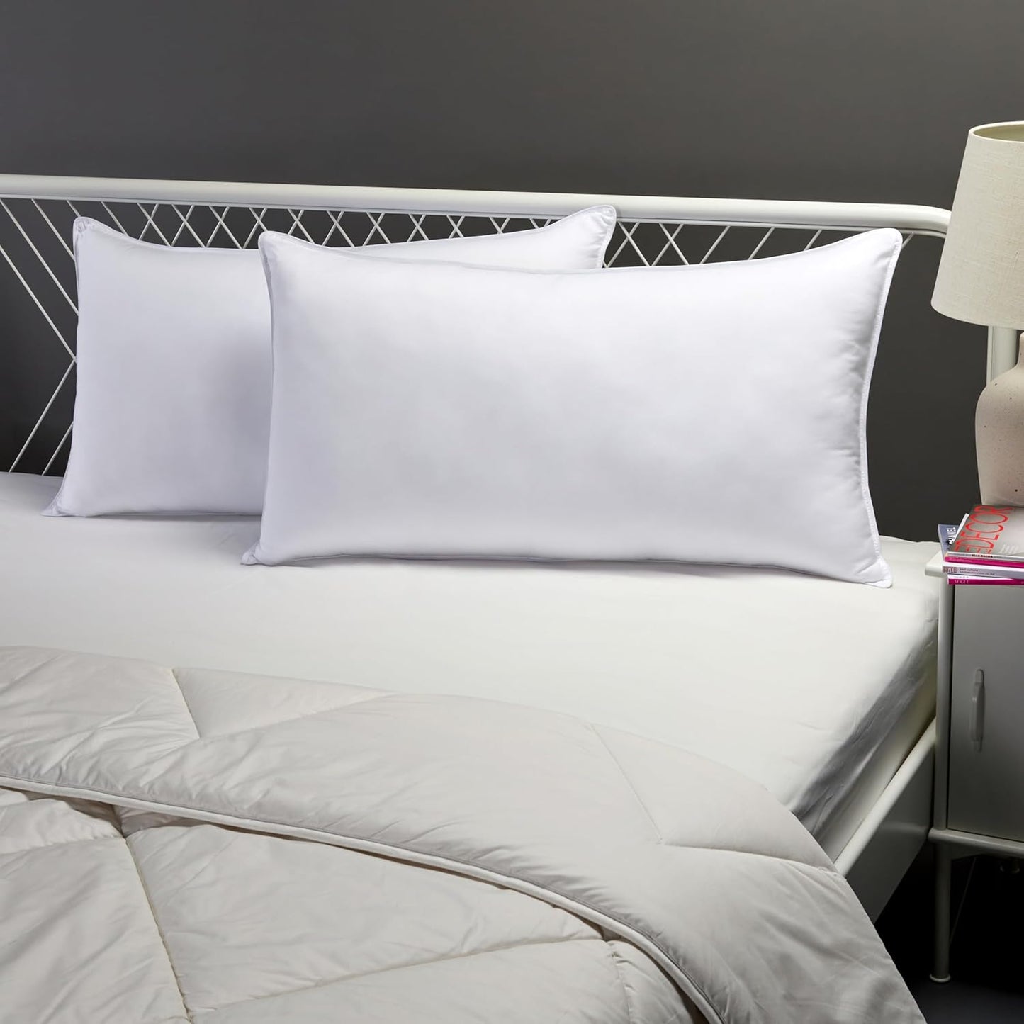 Amazon Basics Down-Alternative Pillows: A Game-Changer for Stomach and Back Sleepers