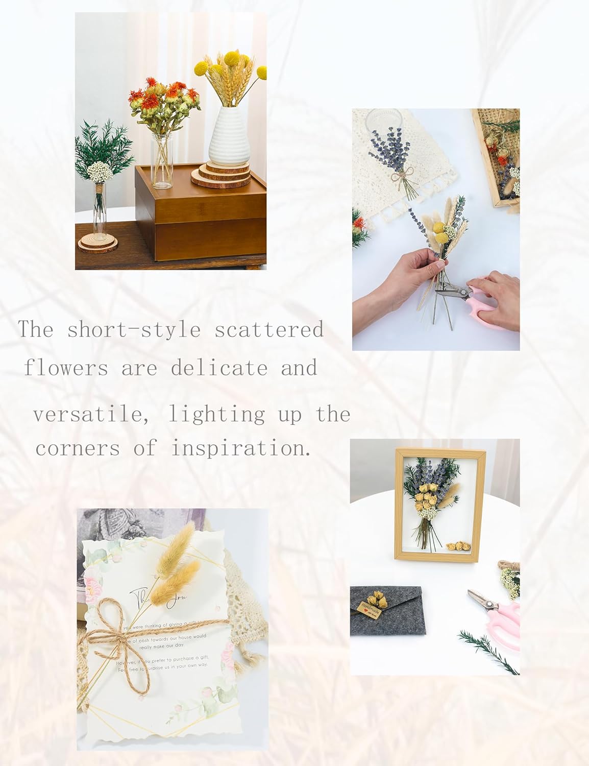 DIY Natural Dried Flower Set