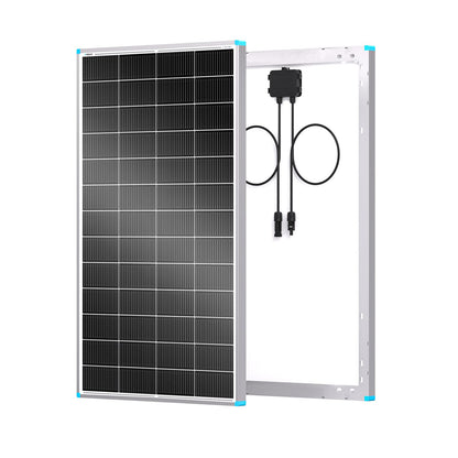 Renogy 100W Solar Panel N-Type, 12V 100 Watt Solar Panel 16BB 25% High-Efficiency, N-Type Solar Panels for RV Marine Boat Trailer Camper Rooftop Farm and Other Off-Grid System