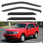 Window Visors Rain Guards for 2015-2026 Ford F150 SuperCrew & 2017-2026 F-150 Raptor F250 F350 F450 F550 Super Duty Crew Cab, Out-Channel Window Vent Deflectors Visors Shades Protectors