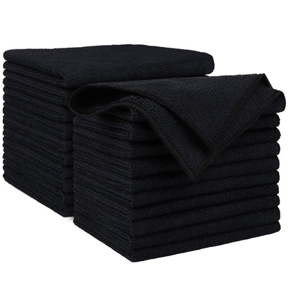 AIDEA Microfiber Cleaning Cloth, 50PK, Microfiber Towels for Cars, Premium Wash Cloths, Dusting Cloth Cleaning Rags, Absorbent Towels for SUVs, House, Kitchen, Window, Cleaning Supplies12×12"