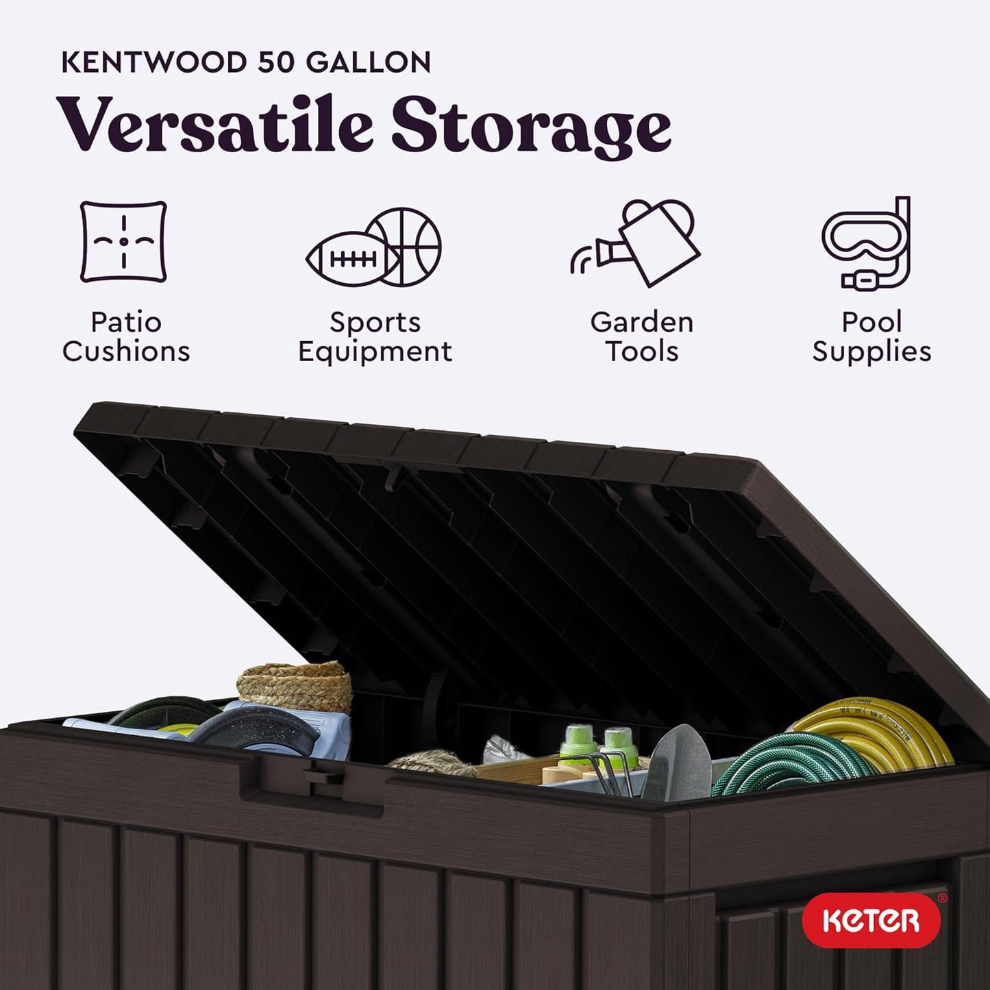 Keter Kentwood 50 Gallon Resin Deck Box Review