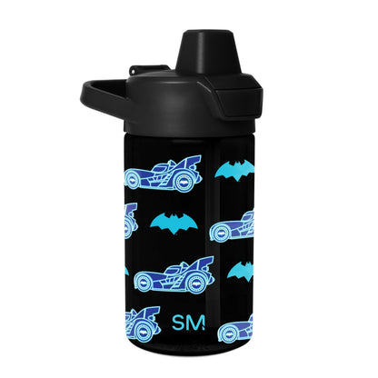 Simple Modern Peppa Pig Kids Tritan Plastic Summit Water Bottle | 12 oz BPA-Free Cup with Covered Leak Proof Straw Lid for Girls, Toddlers | Bubbles