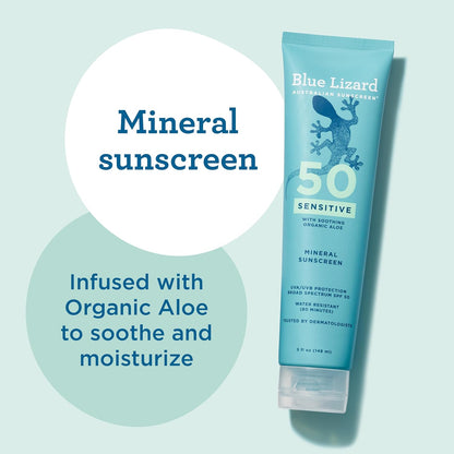 Blue Lizard Sensitive Mineral SPF 50 Sunscreen Lotion Review
