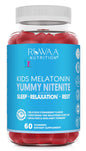 RUWAA NUTRITION Kids Melatonin Gummies 1 mg, Safe, Drug-Free & Effective Natural Sleep Aid for Kids. Children Melatonin Gummy, Gluten-Free Vegetarian Restful Sleep Support for Ages 4+. 360ct (6)