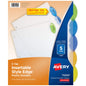 Avery Insertable Style Edge Plastic Dividers for 3 Ring Binders, 5-Tab Sets, Multicolor, 24 Sets, 120 Divider Tabs (11200)