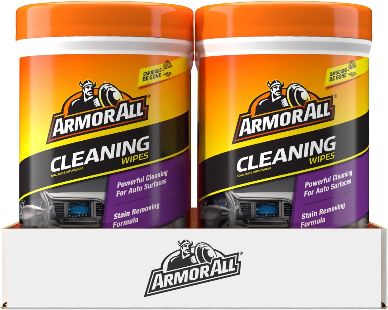 Armor All Car Cleaning Wipes 90-Count - Convenient Car Interior, Dashboard, Leather, Fabric & Vinyl Wipes, Gift for Car Lovers