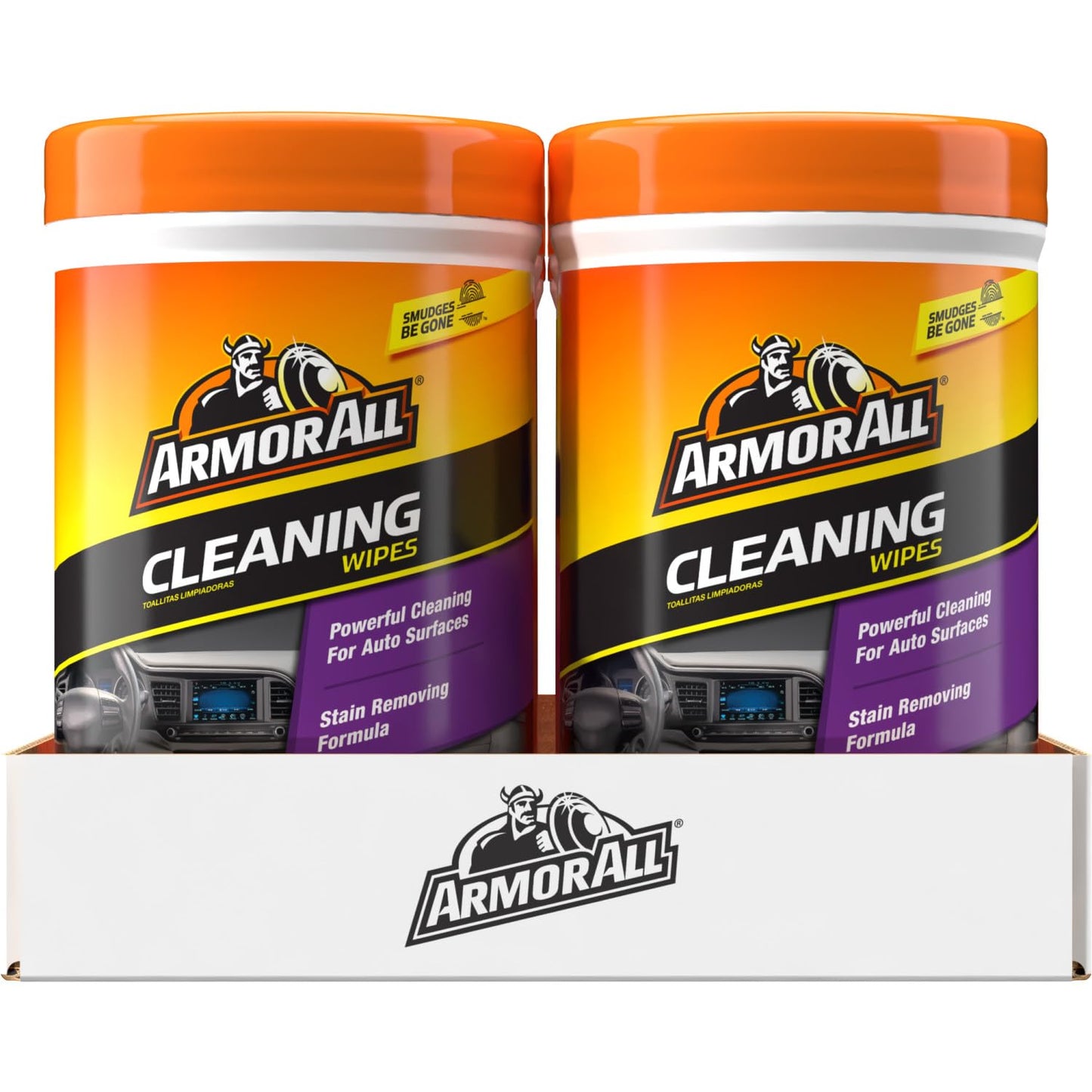 Armor All Car Cleaning Wipes 90-Count - Convenient Car Interior, Dashboard, Leather, Fabric & Vinyl Wipes, Gift for Car Lovers