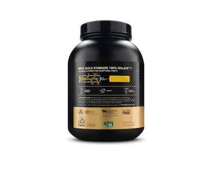 Optimum Nutrition Gold Standard 100% Isolate, Protein Powder, Chocolate Bliss, 3 Pounds, 44 Servings. Whey Protein Isolate (Packaging May Vary) (Pack of 4)