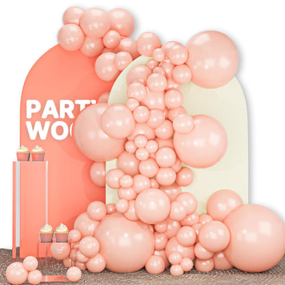 PartyWoo White Balloons 140 pcs Different Sizes of 18 12 10 5 Inch White Balloons Arch Kit Garland for Wedding Baby Shower Birthday Bridal Shower Graduation Engagement Party Decorations White-Y13
