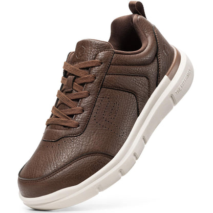 FitVille Extra Wide Men Walking Shoes Wide Dress Sneakers Oxfords Casual Comfortable Shoes for Men Lightweight Plantar Fasciitis Bunions