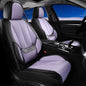 Coverado Car Seat Covers 5 Pieces, Full Set Universal Seat Covers for Cars, Waterproof Nappa Leather Auto Seat Protectors with Head Pillow, Car Interiors Fit for Most Sedans SUV Pick-up Truck, Black