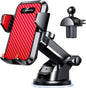 VANMASS【85+LBS Strongest Suction & Military-Grade Ultimate Car Phone Mount【Patent & Safety Certs】 Cell Phone Holder for Dash Windshield Vent for iPhone 17 Pro Max Automobile Accessory Kits,Ink Black