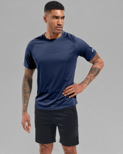 Boyzn 1er, 3er, 5er oder 7er Pack Herren-Trainings-Laufshirts, Dry Fit feuchtigkeitsableitendes T-Shirt, Gym Sport Kurzarm-T-Shirts