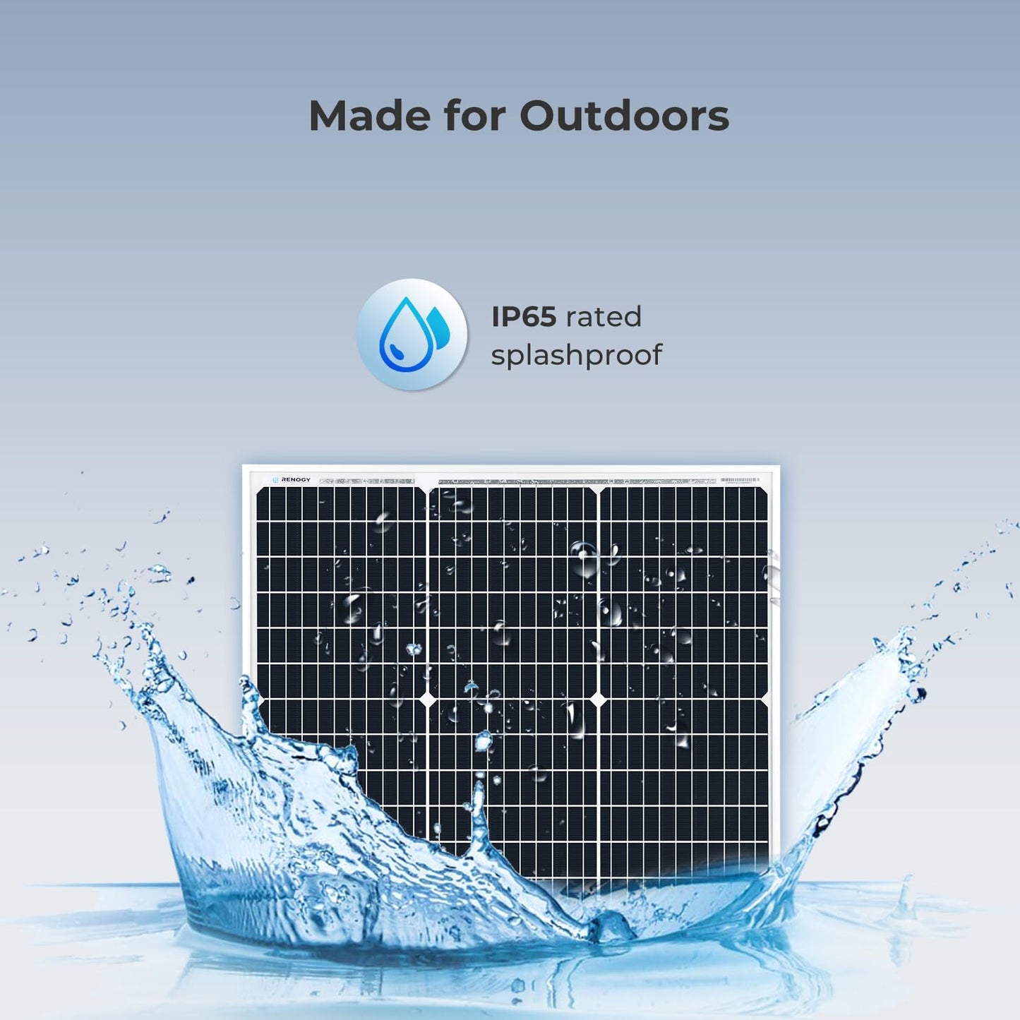 Renogy 100W Solar Panel N-Type, 12V 100 Watt Solar Panel 16BB 25% High-Efficiency, N-Type Solar Panels for RV Marine Boat Trailer Camper Rooftop Farm and Other Off-Grid System