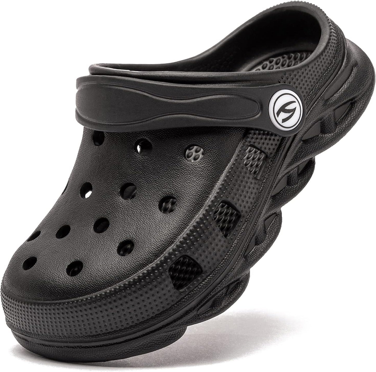 HOBIBEAR Boys and Girls Classic Graphic Garden Clogs Slip on Water Shoes(Toddler/Little Kids/Big Kids)