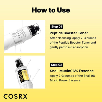 COSRX Snail Mucin 96% Peptide Booster Set: A Game-Changer for Glowing Skin