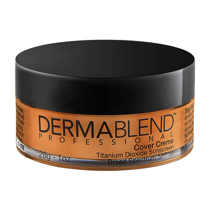 Dermablend Cover Crème Full Coverage Foundation Makeup, Hydrating Cream Concealer for Dark Circles and Blemishes, Maximum Coverage with Mineral Sunscreen SPF 30, 1 OZ