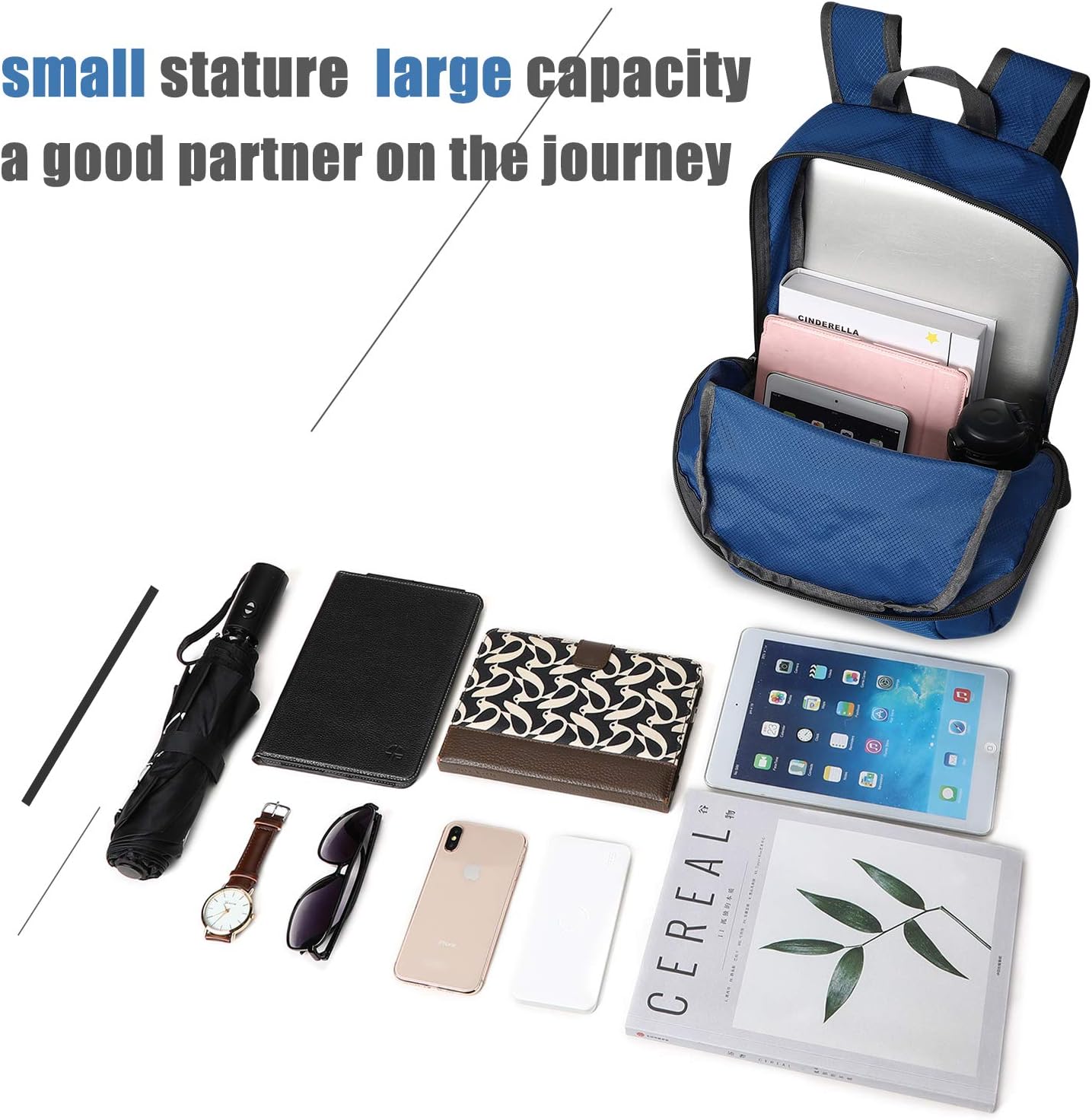 G4Free 20L Lightweight Packable Backpack Foldable Travel Hiking Daypack for Men and Women