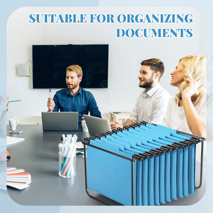 Henoyso 10 Pcs Hanging Classification File Folders, Letter Size Red Folders with 3 Pressboard Dividers, 8 Fasteners, 4 Inch Expansion, 1/3-cut Top Tab for Medical Records and File Cabinet Organizer