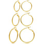 Set,40mm/50mm/60mm,gold