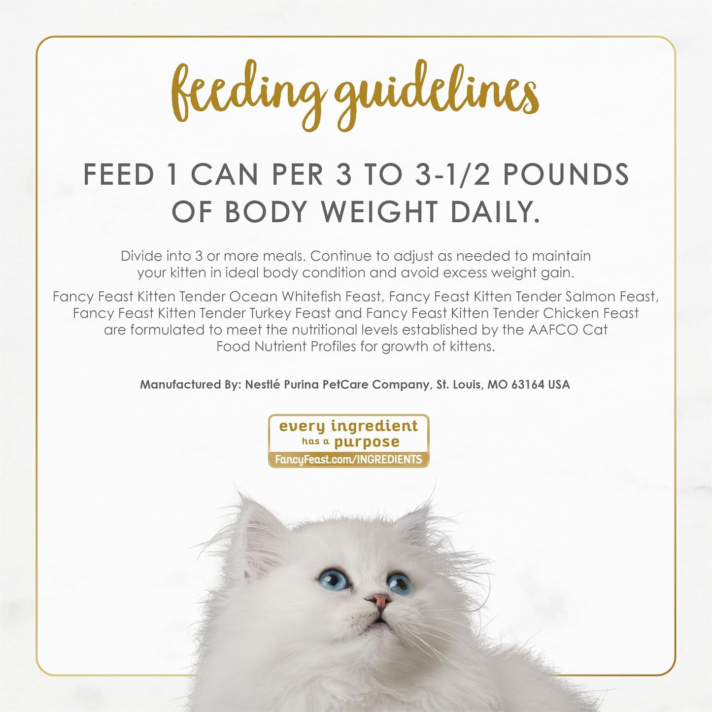 Purina Fancy Feast Kitten Food - A Delicious and Nutritious Choice