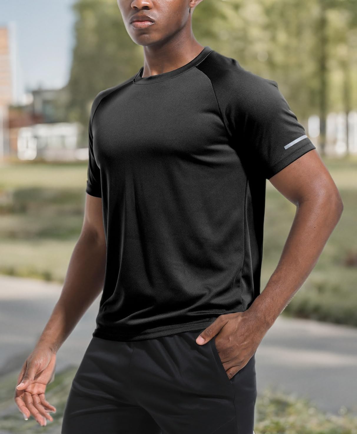 Boyzn 1er, 3er, 5er oder 7er Pack Herren-Trainings-Laufshirts, Dry Fit feuchtigkeitsableitendes T-Shirt, Gym Sport Kurzarm-T-Shirts
