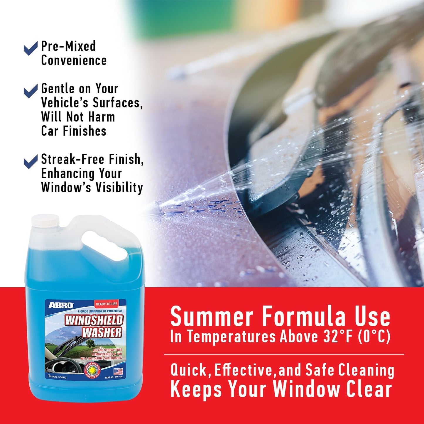 ABRO Windshield Washer Fluid: A Game-Changer for Clear Vision