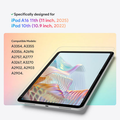 KCT 2 Pack Paperfeel Glass Screen Protector Compatible with iPad Air 13 Inch M4/M3/M2 (2026/2025/2024), Matte Surface, Tempered Glass with Bubble-Free Installation Tray