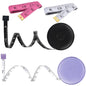 White Pink Black Purple