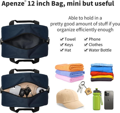 Kleine Sporttasche 18 Zoll Handgepäck Reisetasche für Wochenendtrips Sport-Schwarz